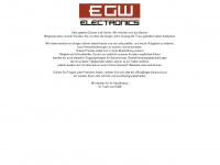 egw-electronics.at Webseite Vorschau