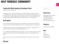 helpyourselfcommunity.org Webseite Vorschau