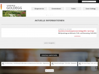goldegg.gv.at Webseite Vorschau