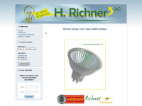 richner-licht.ch Webseite Vorschau