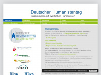 deutscher-humanistentag.de Webseite Vorschau