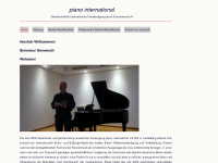 piano-international.de Webseite Vorschau