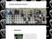 faustballlaenderspiel.wordpress.com Webseite Vorschau