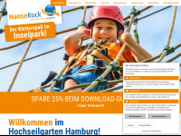 hanserock.de Webseite Vorschau