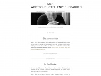 wortbruchstellenverursacher.wordpress.com Webseite Vorschau