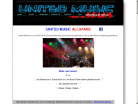 united-music-allstars.com Webseite Vorschau