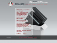 pianophil.de Webseite Vorschau
