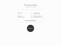 thomaswein.com Webseite Vorschau