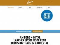 larcher-sport.com Webseite Vorschau