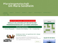 pg-um-maria-sondheim.de Webseite Vorschau