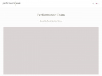 performance-team.net Webseite Vorschau