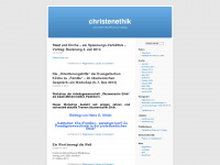 christenethik.wordpress.com Webseite Vorschau