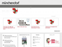 muenchendorf.gv.at Webseite Vorschau