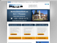 monteurzimmerberlin.net Webseite Vorschau