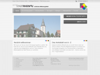 amtsblatt-rheinau.de Webseite Vorschau
