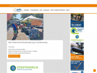 adfc-roedermark.de Webseite Vorschau