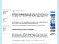 cogeneration.info Webseite Vorschau