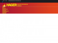 hager-haustechnik.com Webseite Vorschau