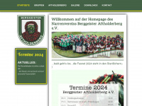 berggeister.com Webseite Vorschau