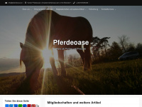 pferdeoase.at Webseite Vorschau