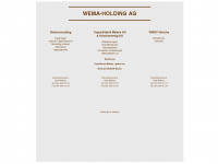 wema-holding.ch Webseite Vorschau