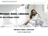matratzen-betten-lattenroste.de Webseite Vorschau
