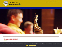 ligmincha.hu Webseite Vorschau