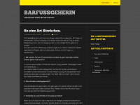 barfussgeherin.wordpress.com Webseite Vorschau