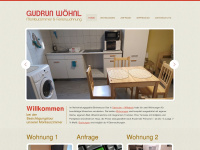 woehnl-monteurzimmer.de Webseite Vorschau