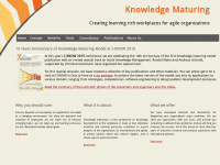 knowledge-maturing.com Webseite Vorschau