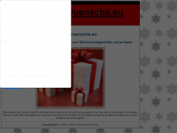 weihnachtswuensche.eu Webseite Vorschau