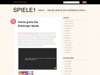 spiele1.wordpress.com Webseite Vorschau