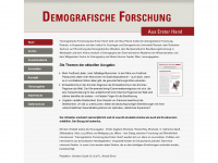 demografische-forschung.org Webseite Vorschau