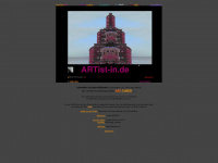 artist-in.de Webseite Vorschau