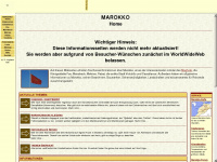 marokko-reiseinfo.de Webseite Vorschau