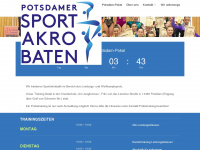 sportakrobaten-potsdam.de Webseite Vorschau