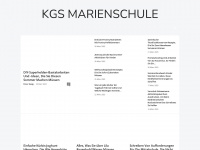 kgs-marienschule.de Webseite Vorschau