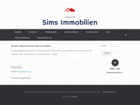 sims-immobilien.de Webseite Vorschau