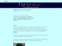 farbraum.biz Webseite Vorschau