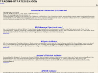 trading-strategien.com Webseite Vorschau
