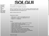 sqlgui.org Webseite Vorschau