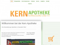 kern-apotheke.de Webseite Vorschau