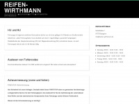 reifen-wirthmann.de Webseite Vorschau