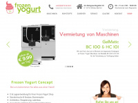 frozenyogurt-concept.com Webseite Vorschau