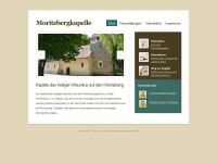 moritzbergkapelle.de Webseite Vorschau