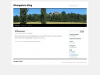 weingalerie.wordpress.com Webseite Vorschau