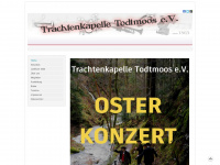 trachtenkapelle-todtmoos.de Webseite Vorschau
