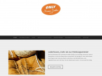 only-leather.de Webseite Vorschau