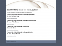 hno-netz-essen.de Webseite Vorschau
