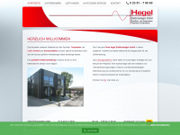 hegel-elektroanlagen.de Webseite Vorschau